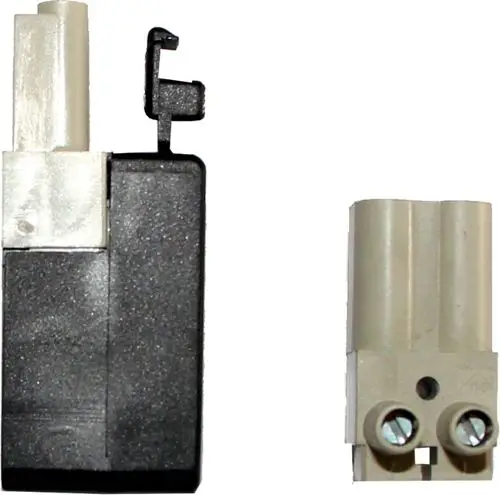 Wolf-Stecker-Buchsen-Teil-2-polig-Grau-2794016 gallery number 1